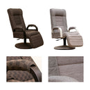 リクライニングチェア 昇降式 フット付き 足置き レバー式 椅子 座椅子 チェアー 肘掛け ひじ付き 高座椅子 パーソナルチェア リクライニング 和風 おしゃれ 【納期B】【skb-s306】