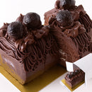 チョコレートケーキ 濃厚 クーベルチュール チョコケーキ ロールケーキ チョコレート 生クリーム ガナッシュ 大きい 誕生日 記念日 冷凍便 【納期E】【sm00010773】