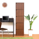 カラーボックス 棚 収納棚 横置き 横向き A4 サイズ 収納可能 隙間収納 すき間 本棚 収納ボックス オープンラック 目隠し 扉 戸 ドア シンプル 木目柄 スリム 白 【納期A】【a4-t5d】