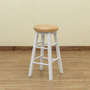 スツール カウンターチェア ハイタイプ 木製 座面 回転式 360度 シンプル 椅子 バーチェアー キッチンカウンター用 おしゃれ シンプル 黒 ブラック 白 ホワイト 【納期B】【skb-pht01】