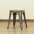 スツール 椅子 おしゃれ ビンテージ風 レトロ デザイン 黒 ブラック 緑 グリーン ベージュ シルバー 銀色 ホワイト 白 アメリカン スタッキング可能 スチール 【納期B】【skb-jh01】
