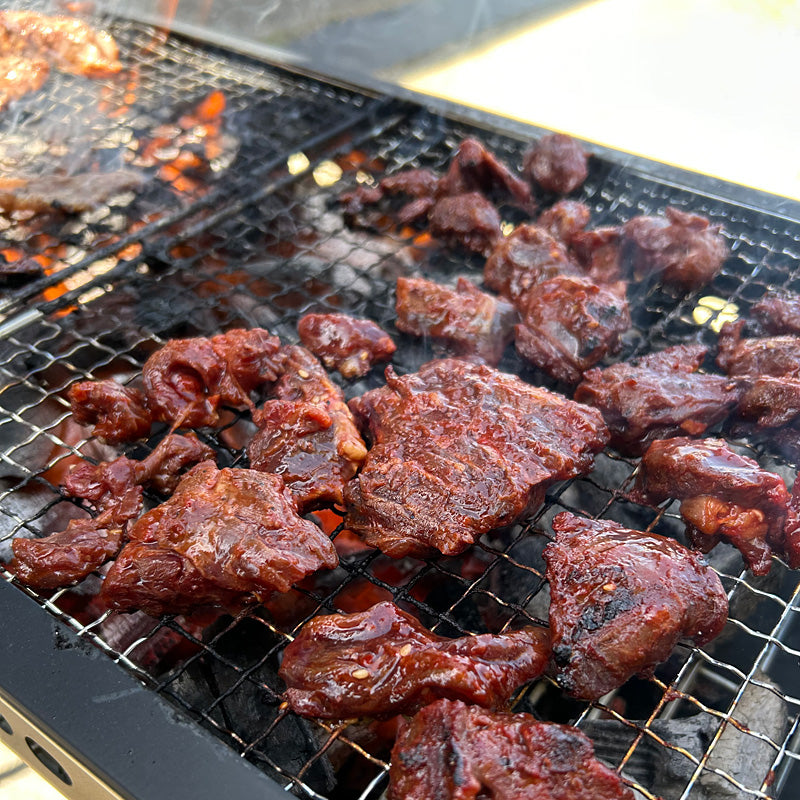 ハラミ 1kg 味付き 牛肉 ハラミ肉 タレ漬け 醤油味 焼きあごだし 隠し味 焼肉 フライパン 焼くだけ 簡単 調理 美味しい 大容量 牛ハラミ 【納期E】【nk00000136】
