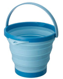折りたたみバケツ やわらか シリコン 折畳み コンパクト 収納 携帯用 【納期A】【206403】