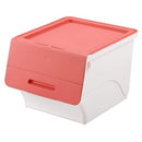 収納ボックス 蓋付き 収納ケース 積み重ね フラップ扉 【納期A】【235022】