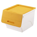 収納ボックス 蓋付き 収納ケース 積み重ね フラップ扉 【納期A】【235022】