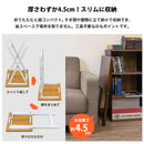 サイドテーブル 折りたたみ 折畳み サブテーブル 補助 簡易 コンパクト 薄型 スリム 隙間収納 シンプル 木製 おしゃれ 北欧  物置き台 飾り棚 リビング 完成品 【納期B】【is01na】