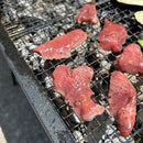 牛タン 厚切り 牛肉 バーベキュー 焼肉 塩ダレ タレ付き 味つき 一口サイズ 肉汁 焼き肉 BBQ こりこり 美味しい 牛 舌 ホルモン 500g 【納期E】【nk00000003】