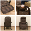 高座椅子 リクライニングチェア パーソナル チェアー ひじ掛け 肘付き 1人用 おしゃれ リラックスチェア 座椅子 和風 和室 おしゃれ 高さ調節 調整 フットレスト 【納期B】【skb-s307】