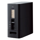 米びつ スリム 5kg用 おしゃれ コンパクト 無洗米 一人暮らし 計量レバー 洗える 米櫃 キャスター 黒 ブラック 白 0.5合 計量 ライスストッカー ボックス 【納期A】【toh-4974908752797】