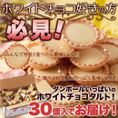 ホワイトチョコタルト ホワイトチョコレート タルトケーキ 大容量 洋菓子 スーツ デザート おかし おやつ アーモンド生地 個包装 小分け 【納期E】【sm00010814】