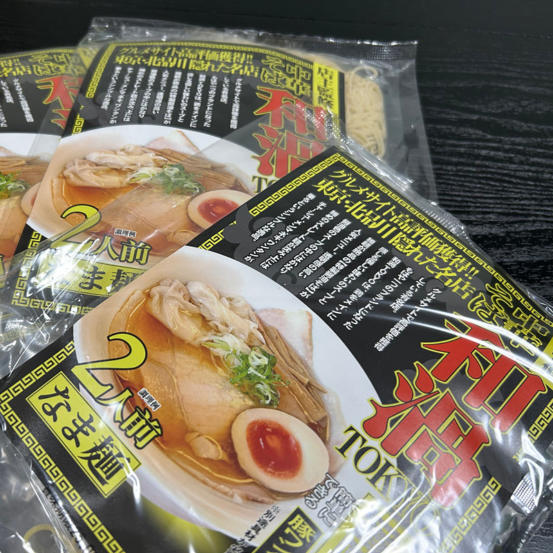 ラーメン 中華そば 和渦TOKYO 醤油ラーメン しょうゆ らーめん 中華ソバ 中華蕎麦 生麺 製麺所 鶏がらスープ トリガラ 具なし 6食セット 【納期E】【snc00010155】