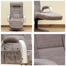 リクライニングチェア 昇降式 フット付き 足置き レバー式 椅子 座椅子 チェアー 肘掛け ひじ付き 高座椅子 パーソナルチェア リクライニング 和風 おしゃれ 【納期B】【skb-s306】