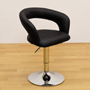 ダイニングチェア バーチェアー カウンターチェア 椅子 いす 座面 回転式 レザー 合皮 昇降式 スタイリッシュ モダン インダストリアル おしゃれ カフェ 【納期B】【clf10】