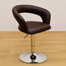 ダイニングチェア バーチェアー カウンターチェア 椅子 いす 座面 回転式 レザー 合皮 昇降式 スタイリッシュ モダン インダストリアル おしゃれ カフェ 【納期B】【clf10】