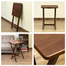 サイドテーブル 折りたたみ 折畳み サブテーブル 補助 簡易 コンパクト 薄型 スリム 隙間収納 シンプル 木製 おしゃれ 北欧  物置き台 飾り棚 リビング 完成品 【納期B】【is01na】