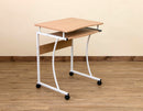 デスク 机 コンパクト 小さい パソコンデスク PCデスク スライド棚付き キャスター付き 子供部屋 オフィス リビング 学習 キャスター付き スライドトレー 【納期B】【ct2957】