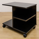 サイドテーブル キャスター付き 木目 白 カフェテーブル ローテーブル ミニテーブル ソファサイド ディスプレイ 飾り インテリア アウトレット 訳あり 【納期B】【skb-cg01】