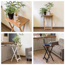 サイドテーブル 折りたたみ 折畳み サブテーブル 補助 簡易 コンパクト 薄型 スリム 隙間収納 シンプル 木製 おしゃれ 北欧  物置き台 飾り棚 リビング 完成品 【納期B】【is01na】