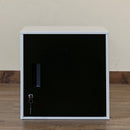 収納ボックス ロッカー シンプル スチール 収納 キューブボックス 鍵つき おしゃれ 扉 ブラック 黒 ブルー 青 レッド 赤 ホワイト 白 イエロー 黄色 【納期B】【skb-jac04】