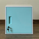 収納ボックス ロッカー シンプル スチール 収納 キューブボックス 鍵つき おしゃれ 扉 ブラック 黒 ブルー 青 レッド 赤 ホワイト 白 イエロー 黄色 【納期B】【skb-jac04】