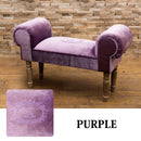 スツール 椅子 腰掛け ひじ掛け おしゃれ 姫系 インテリア ヨーロピアン 北欧 ガーリー ロマンチック かわいい クラシック 古風 レトロ ベルベット 生地 上品 【納期C】【akz-16st02】