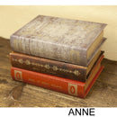 小物収納 収納ボックス 収納箱 本型 おしゃれ デザイン モチーフ 3段 引き出し フタ 蓋 ドロワーボックス インテリア アンティーク ビンテージ風 フェイク 【納期C】【akz-ldr03】