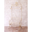 ハンガーラック アンティーク調 レトロ 雰囲気 おしゃれ ヨーロピアン 北欧 ガーリー 姫系 ロマンチック フェミニン かわいい 収納スペース 【納期C】【akz-sa885486】