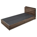 ベッドフレーム 引き出しつき 収納 おしゃれ シンプル コンセント付き 【納期A】【azm-b-91s】