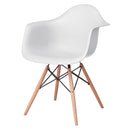 椅子 ダイニングチェア 肘掛付き 白 ホワイト 黒 ブラック オレンジ おしゃれ デザイナーズ インテリア 【納期A】【azm-cl-799bk】