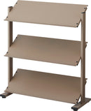 ラック 3段 棚 スチールラック 収納棚 オープンラック ディスプレイラック マガジンラック リビング 店舗用 什器 ブラック 黒 ブラウン 茶色 ホワイト 白 【納期A】【azm-dis-73】