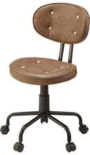 デスクチェア 椅子 オフィスチェア ワークチェア キャスター付き ひじ掛けなし 肘なし レトロ おしゃれ 昇降 高さ変更 【納期B】【azm-kgi-109】