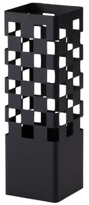 傘立て おしゃれ スリム スチール 外置き 屋外 屋内 玄関 北欧 安定感 水受け トレー ブルー 青 黒 ブラック モダン スタイリッシュ デザイン アート チェック柄 【納期B】【azm-lfs-183】