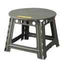 折りたたみテーブル アウトドア テーブル 折り畳み 円形 丸型 簡易 持ち運び 携帯 車 収納 キャンプ 台 おしゃれ かっこいい 大きいサイズ コンパクト 薄型 【納期B】【azm-lfs-414】