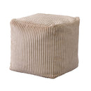 ビーズクッション かわいい スツール 座布団 クッション コーデュロイ おしゃれ キューブ型 フットクッション 枕 発泡ビーズ マイクロビーズ ダブルファスナー 【納期B】【azm-lss-804】