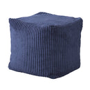 ビーズクッション かわいい スツール 座布団 クッション コーデュロイ おしゃれ キューブ型 フットクッション 枕 発泡ビーズ マイクロビーズ ダブルファスナー 【納期B】【azm-lss-804】
