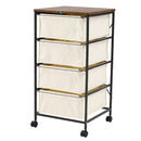 チェスト 4段 キャスター付き 引き出し 収納棚 収納ラック 衣類 雑貨 小物類 ダイニング 玄関 寝室 洗面所 ランドリー シンプル おしゃれ カジュアル 【納期B】【azm-mip-574】