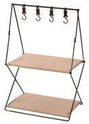 ハンギングラック 吊り下げ フック 収納 ワゴン ラック 棚 折りたたみ 折り畳み 玄関 リビング ガレージ おしゃれ カジュアル インテリア アウトドア キャンプ 【納期B】【azm-mip-72】