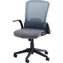 オフィスチェア 折りたたみ 折畳み 背もたれ ひじ掛け 肘 跳ね上げ 昇降 キャスター オフィスチェアー パソコンチェア 事務椅子 デスクチェア 在宅 テレワーク 【納期A】【azm-ofc-31】