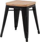 スツール 腰掛け 椅子 背もたれなし おしゃれ 北欧 スタイリッシュ ビンテージ風 レトロ インダストリアル 天然木 座面 スチール 脚 玄関 ダイニング カフェ風 【納期A】【azm-pc-261】