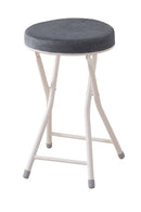 スツール 折りたたみ クッション座面 椅子 背もたれなし 【納期B】【azm-pc-31】