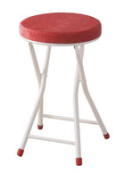 スツール 折りたたみ クッション座面 椅子 背もたれなし 【納期B】【azm-pc-31】