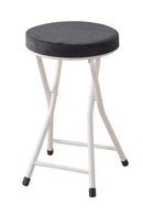 スツール 折りたたみ クッション座面 椅子 背もたれなし 【納期B】【azm-pc-31】