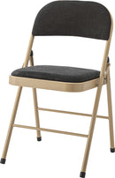 折りたたみチェア 折り畳みチェアー 折畳み 椅子 簡易 シンプル クッション 座面 背もたれ カジュアル おしゃれ かわいい コンパクト スリム 収納 省スペース 【納期B】【azm-pc-33】