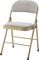 折りたたみチェア 折り畳みチェアー 折畳み 椅子 簡易 シンプル クッション 座面 背もたれ カジュアル おしゃれ かわいい コンパクト スリム 収納 省スペース 【納期B】【azm-pc-33】