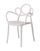 チェア おしゃれ 椅子 ダイニングチェアー 北欧 インテリア デザイン 背もたれ 肘掛け アームチェア スタッキング 重なる 収納 黒 ブラック グレー 白 ホワイト 【納期A】【azm-pc-975】