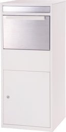 宅配ボックス スリム 宅配BOX 不在ボックス置くだけ 戸建て 置き配 シンプル 大容量 おしゃれ スタイリッシュ 郵便ポスト 郵便受け 玄関 自立式 荷物 受取り 【納期A】【azm-pst-216】