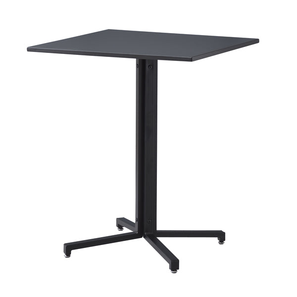 テーブル カウンターテーブル 正方形 60×60cm スチール 金属 スタイリッシュ 無骨 インダストリアル 黒 ブラック グレー レッド 赤 バーテーブル おしゃれ 【納期A】【azm-pt-331】