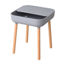 サイドテーブル 収納 スペース 天板 取り外し ベッドサイド ソファサイド リビング 寝室 ダイニング 玄関 書斎 インテリア テーブル 小型 ミニ 黄色 白 【納期B】【azm-pt-980】