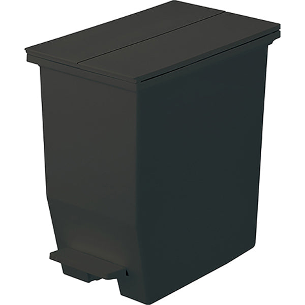 ゴミ箱 20リットル 20L ごみ箱 白 ホワイト 黒 ブラック カウンター下 棚下 省スペース 抗菌 防菌 日本製 国産 コンパクト ペダル式 足 おしゃれ 【納期B】【azm-rsd-76】