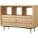 チェスト 木製 おしゃれ 北欧 オープンラック 引き出し スライドレール 収納棚 シンプル デザイン インテリア 家具 収納 棚 【納期A】【azm-tim-35】